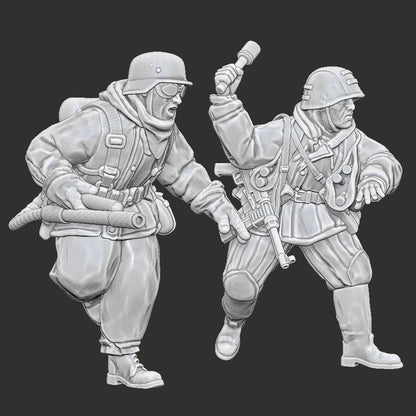 WWII German Flamethrower (2 models) Various Scales Historical Wargaming (US tariffs are pre-paid by us)