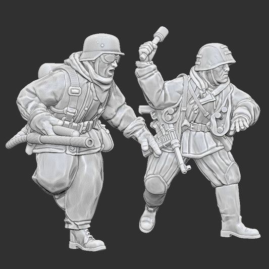 WWII German Flamethrower (2 models) Various Scales Historical Wargaming (US tariffs are pre-paid by us)