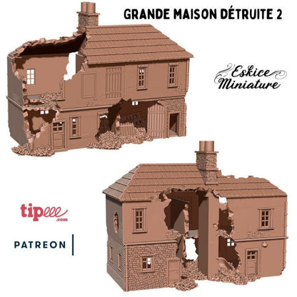 Wargaming Terrain Maisonette Various Scales Historical Wargaming (US tariffs are pre-paid by us)