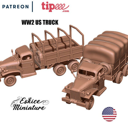 WWII US GMC Truck Various Scales Historical Wargaming