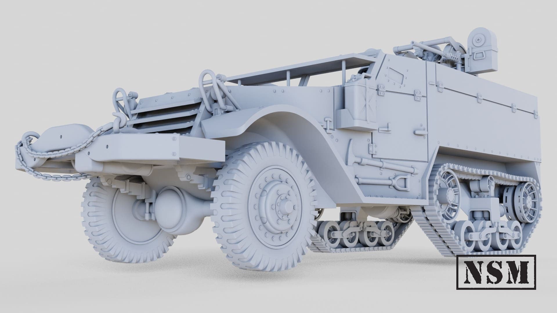 WWII British M14 Twin HMG Halftrack Various Scales Historical Wargaming