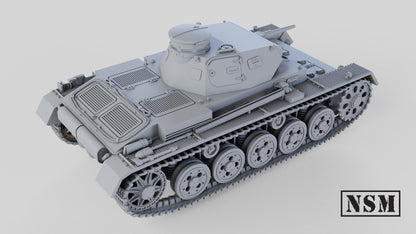 WWII Panzer III Ausf A Tank Various Scales Historical Wargaming