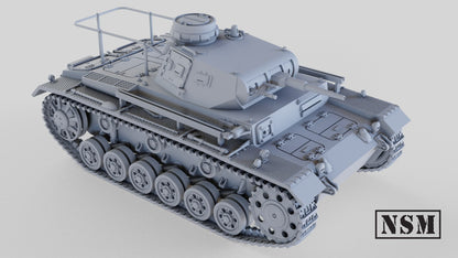WWII German Panzerbefehlswagen III Ausf E Command Tank Various Scales Historical Wargaming (US tariffs are pre-paid by us)