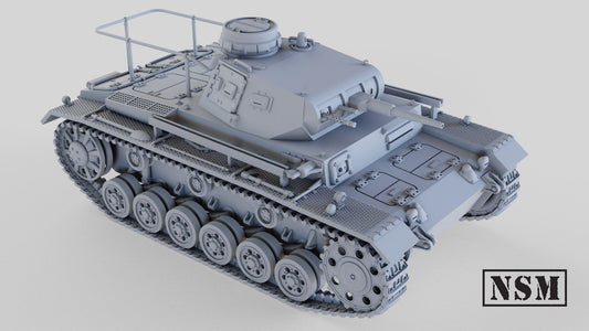 WWII German Panzerbefehlswagen III Ausf E Command Tank Various Scales Historical Wargaming (US tariffs are pre-paid by us)