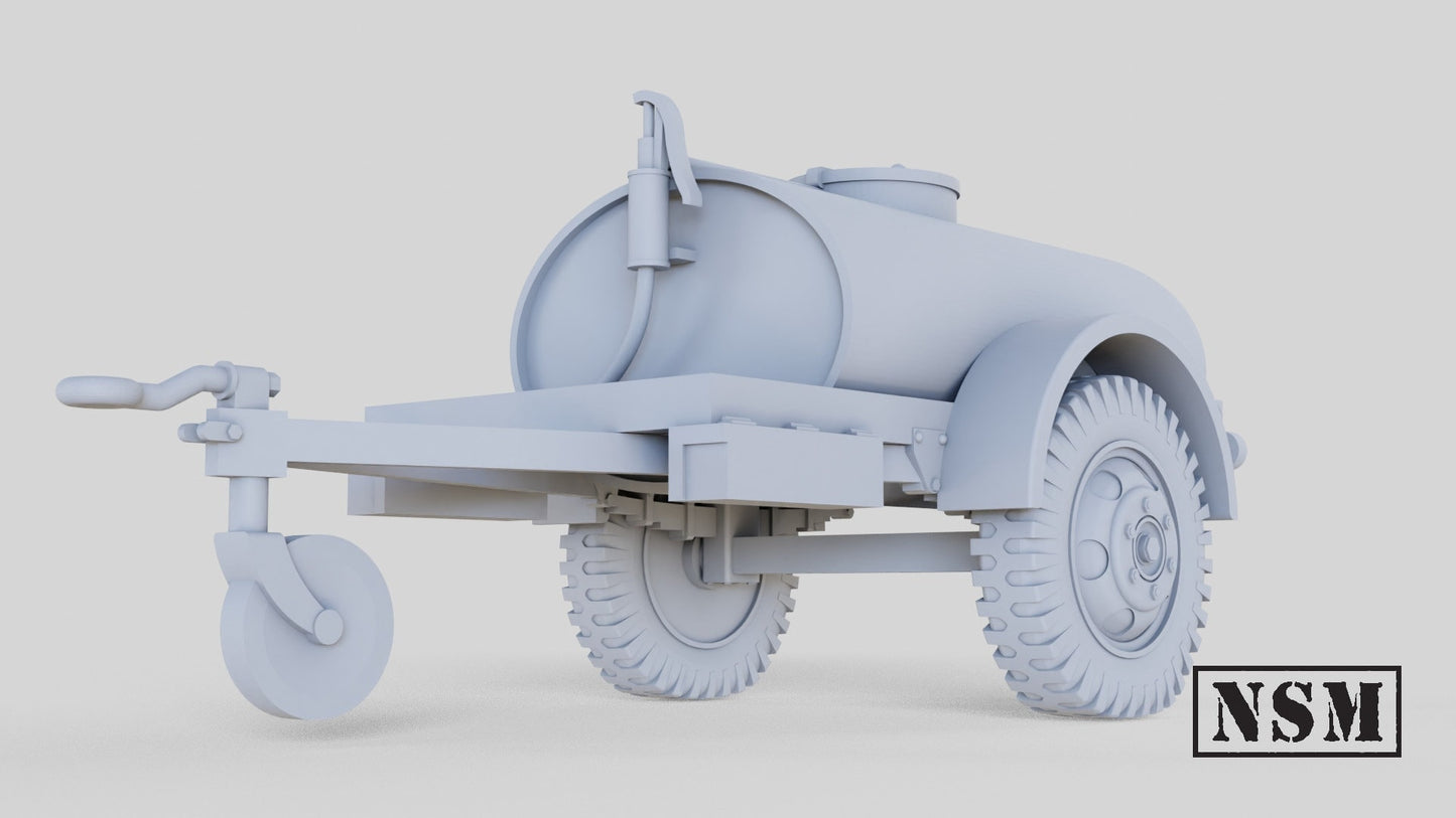 WWII US G-527 Water Trailer Various Scales Historical Wargaming (US tariffs are pre-paid by us)