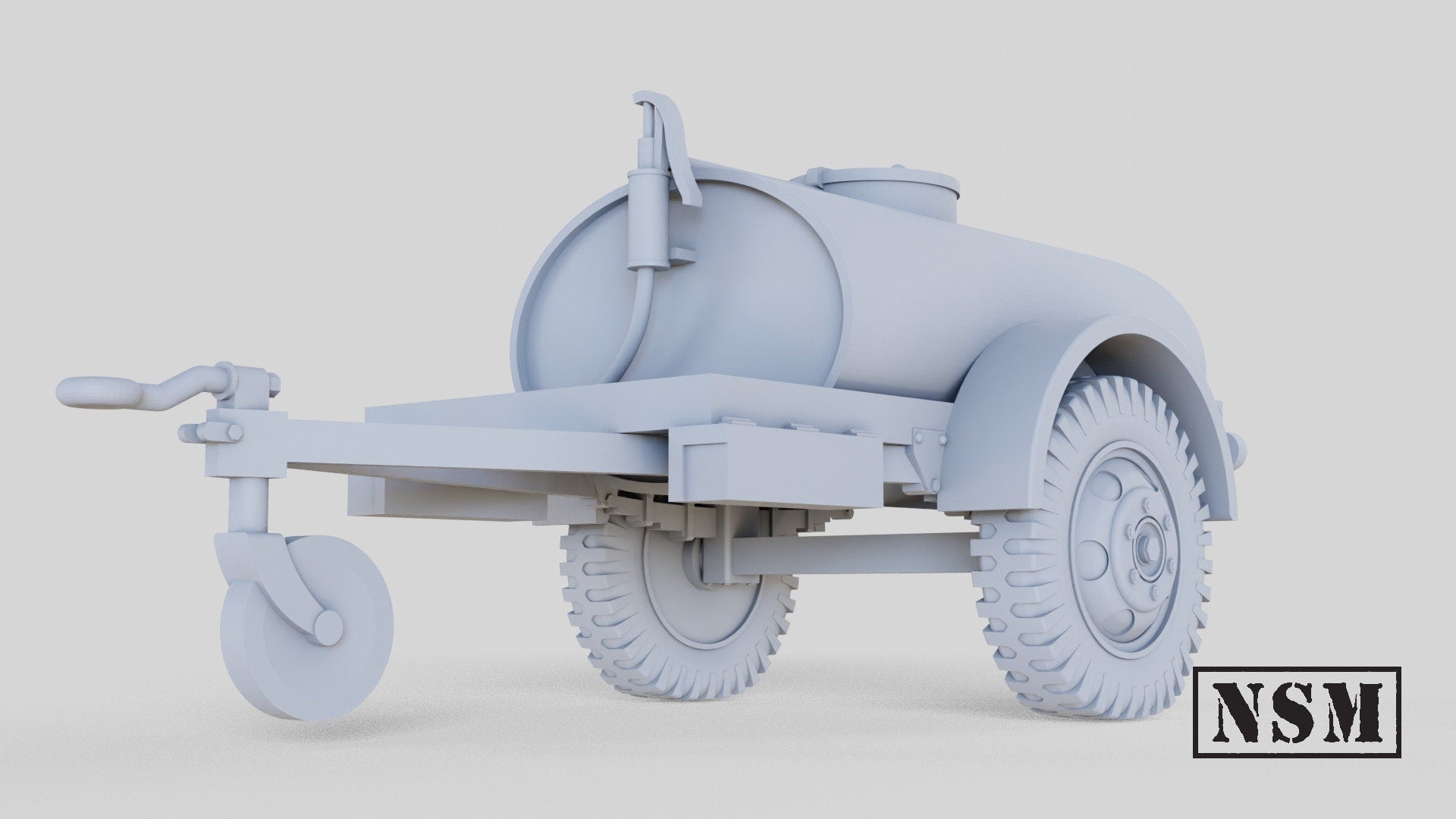 WWII US G-527 Water Trailer Various Scales Historical Wargaming