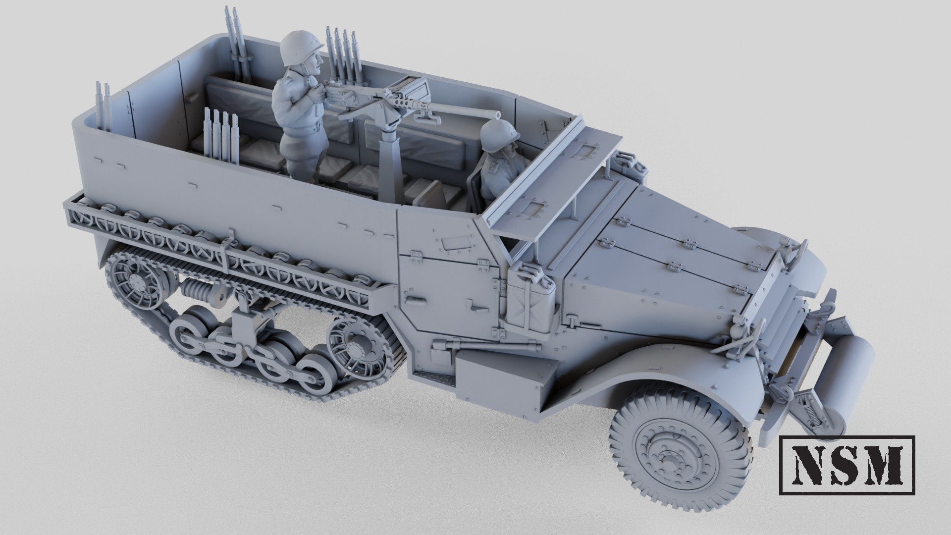 WWII Soviet M5 Halftrack Various Scales Historical Wargaming (US tariffs are pre-paid by us)