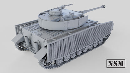 WWII German Panzer IV Ausf J Various Scales Historical Wargaming (US tariffs are pre-paid by us)