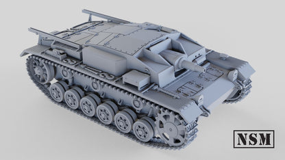 WWII German Stug III Ausf E Various Scales Historical Wargaming