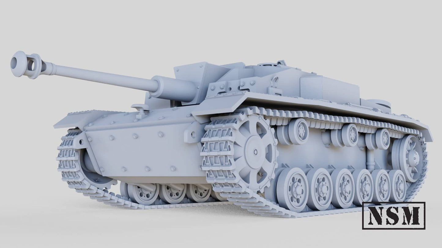 WWII German Stug III F8 Various Scales Historical Wargaming (US tariffs are pre-paid by us)