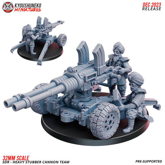 Sikh Heavy Stubber Cannon Artillery Team SF Wargaming (US tariffs are pre-paid by us)
