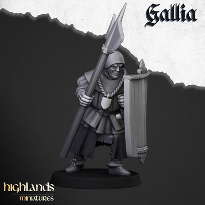 Highland Miniatures Gallia Men at Arms x20 Fantasy AoS TOW