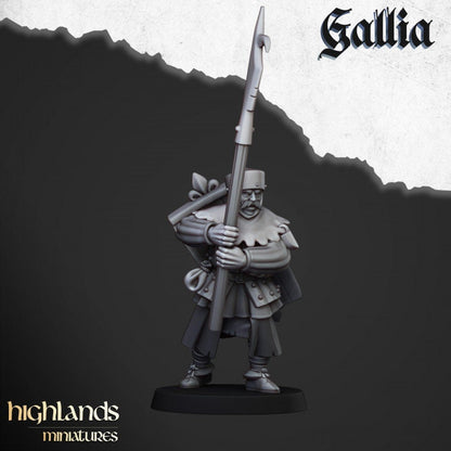 Highland Miniatures Gallia Men at Arms x20 Fantasy AoS TOW