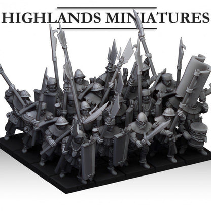 Highland Miniatures Gallia Men at Arms x20 Fantasy AoS TOW