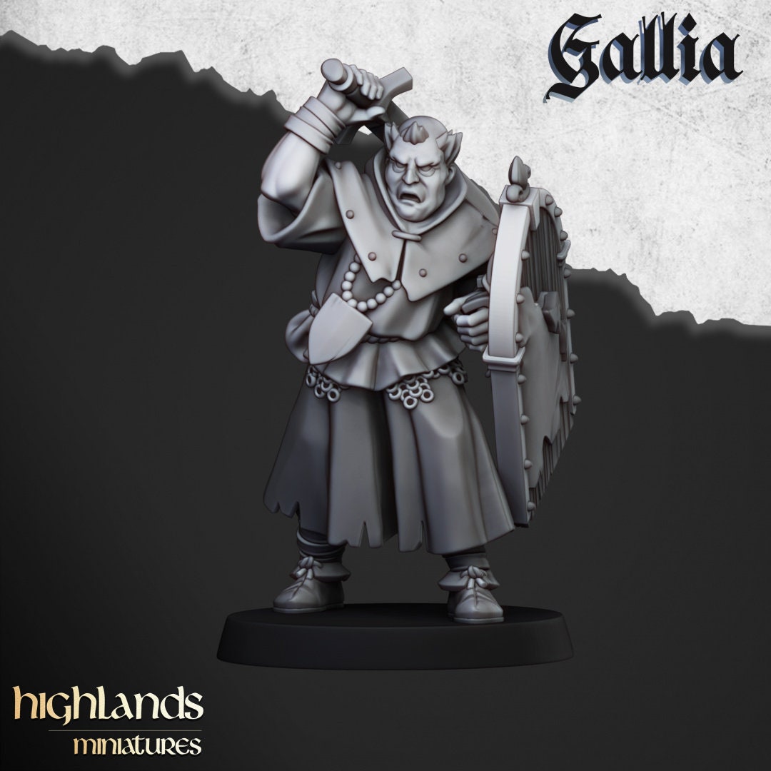 Highland Miniatures Grail Pilgrims Fantasy ToW AoS