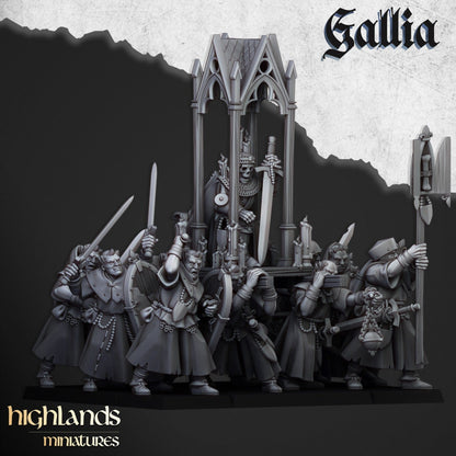 Highland Miniatures Grail Pilgrims Fantasy ToW AoS