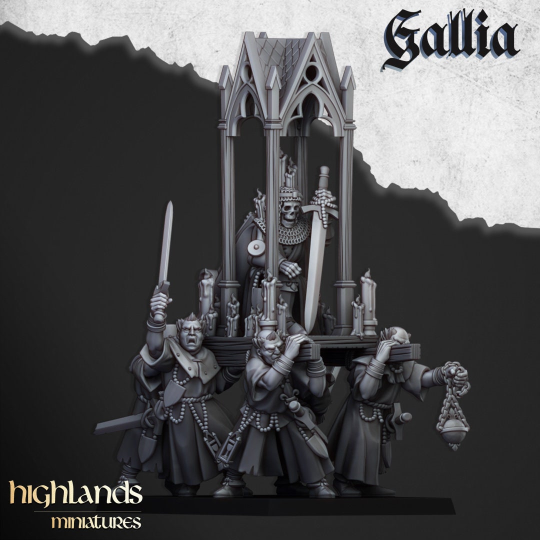 Highland Miniatures Grail Pilgrims Fantasy ToW AoS