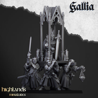 Highland Miniatures Grail Pilgrims Fantasy ToW AoS