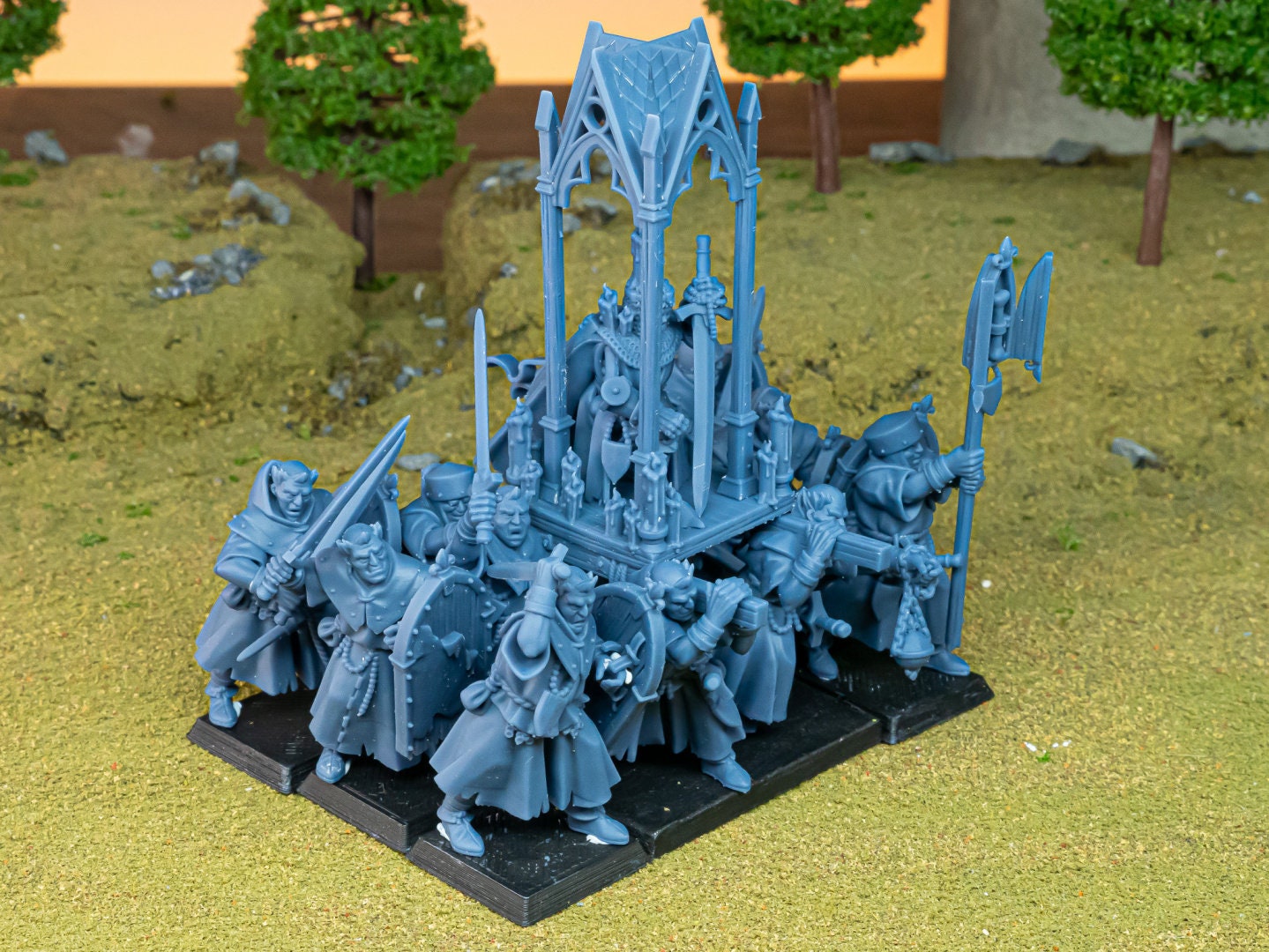 Highland Miniatures Grail Pilgrims Fantasy ToW AoS