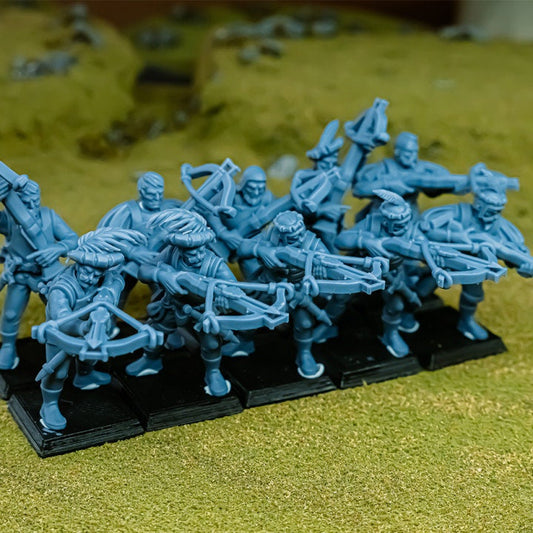Highland Miniatures Sunland Crossbowen x10 Fantasy AoS ToW