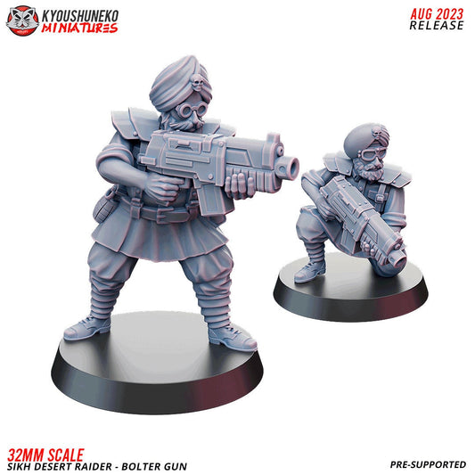 Fantasy SCFI Imperial Guard KT KOW K47 Bolter Gun - Sikh Desert Raider