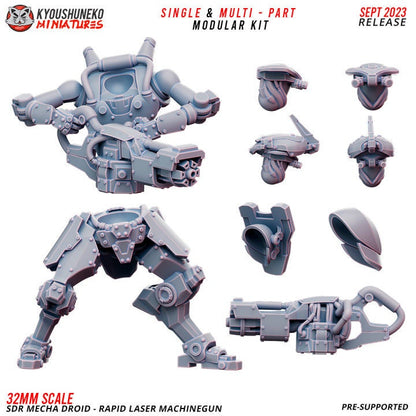Fantasy SCFI Imperial Guard KT KOW K47 SdR Mecha Droid Rapid Laser Machine Gun