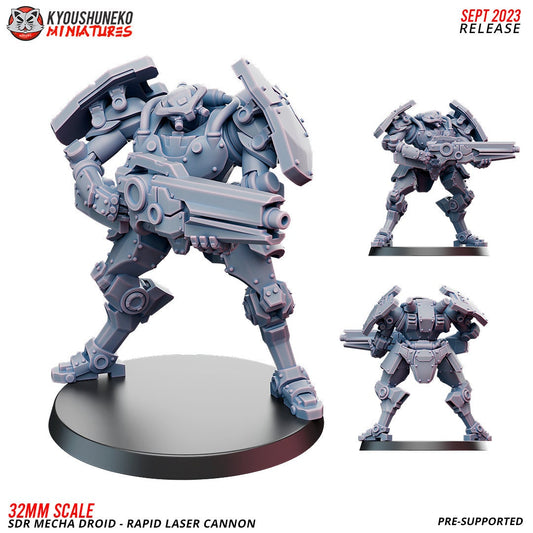 Fantasy SCFI Imperial Guard KT KoW K47 SDR Mecha Droid Rapid Laser Cannon