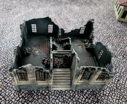 Wargaming Terrain Large Administration Building Various Scales Historical Wargaming