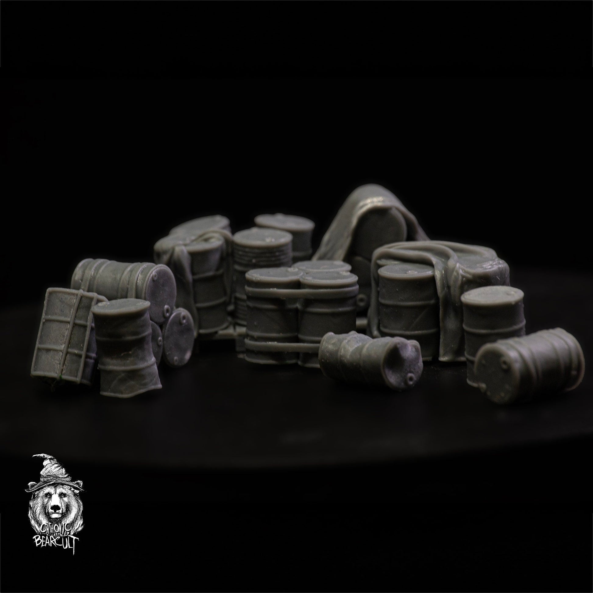 Wargaming Terrain Props Barrels Set Various Scales Historical Wargaming (US tariffs are pre-paid by us)