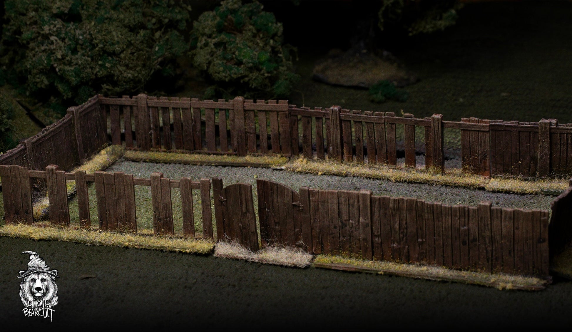 Wargaming Terrain Wooden Fence Sections 5cm (10pcs) Various Scales Historical Wargaming