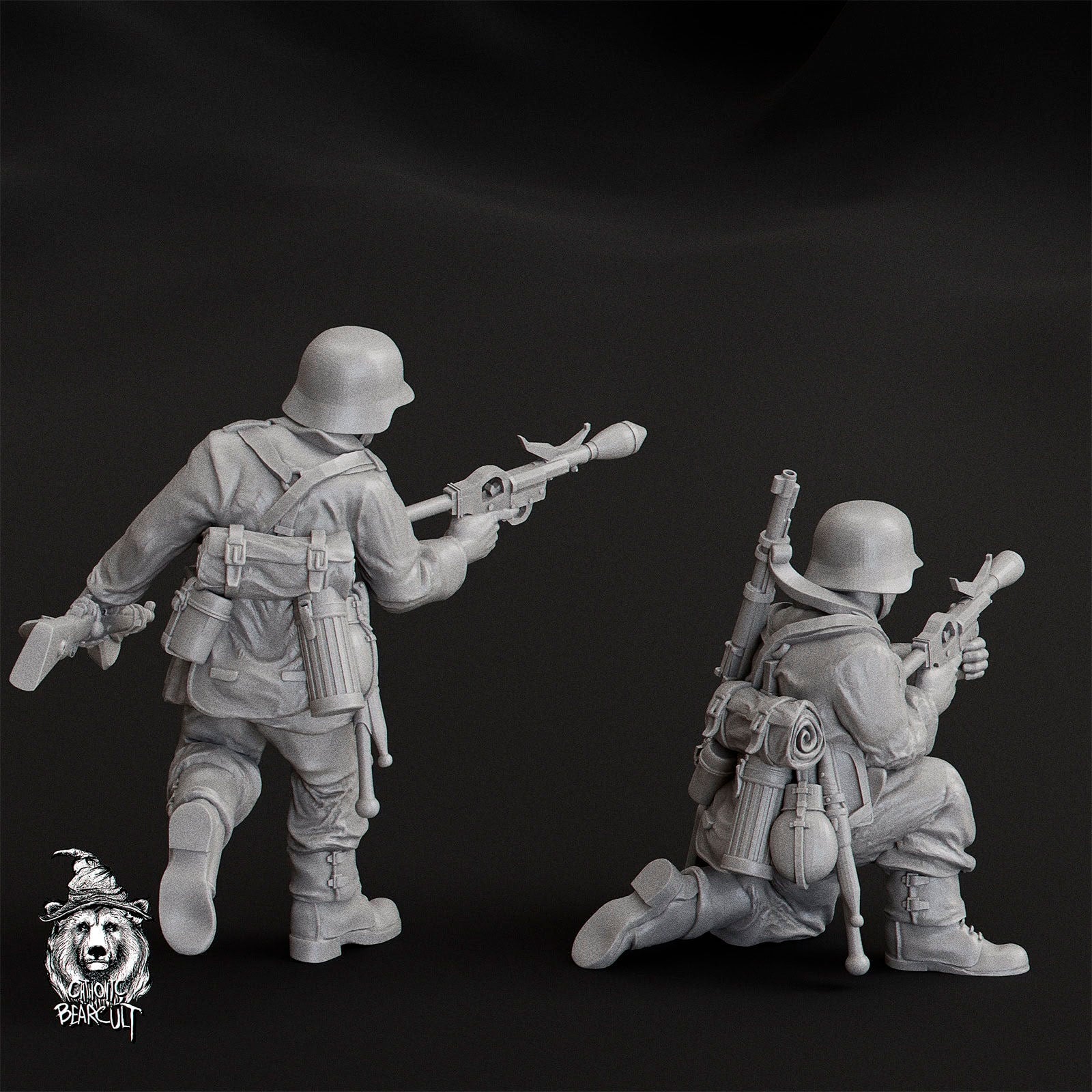 WWII German Pioneers Sturmpistole Team (2 model) Various Scales Historical Wargaming