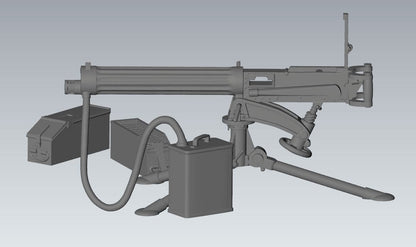 WWII Gurkha Vickers 303 MMG with Crew (3 models) Various Scales Historical Wargaming