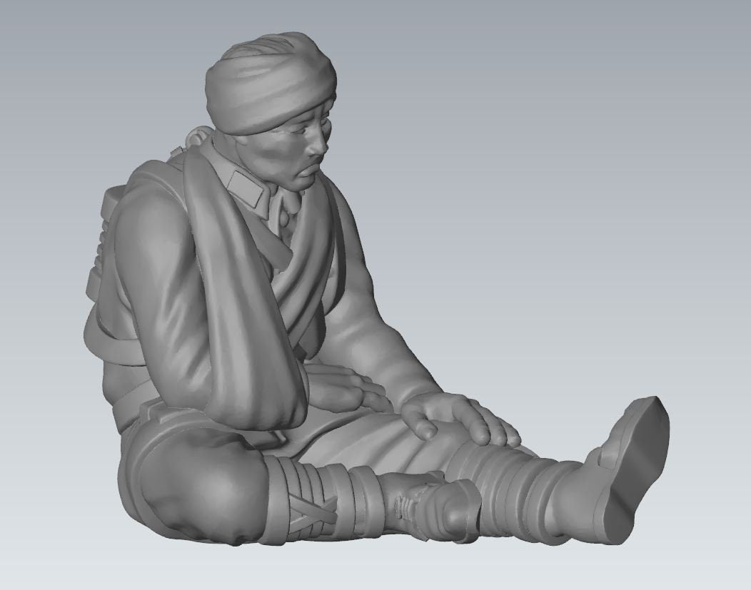 WWII Japanese SNLF Medic Team (3 models) Various Scales Historical Wargaming