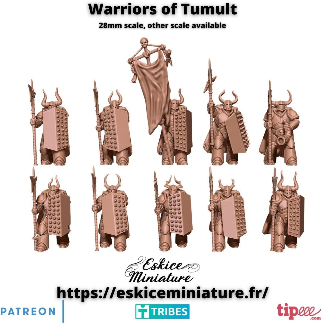 Fantasy AOS WC KoW TOW Warriors of Tumult (10)
