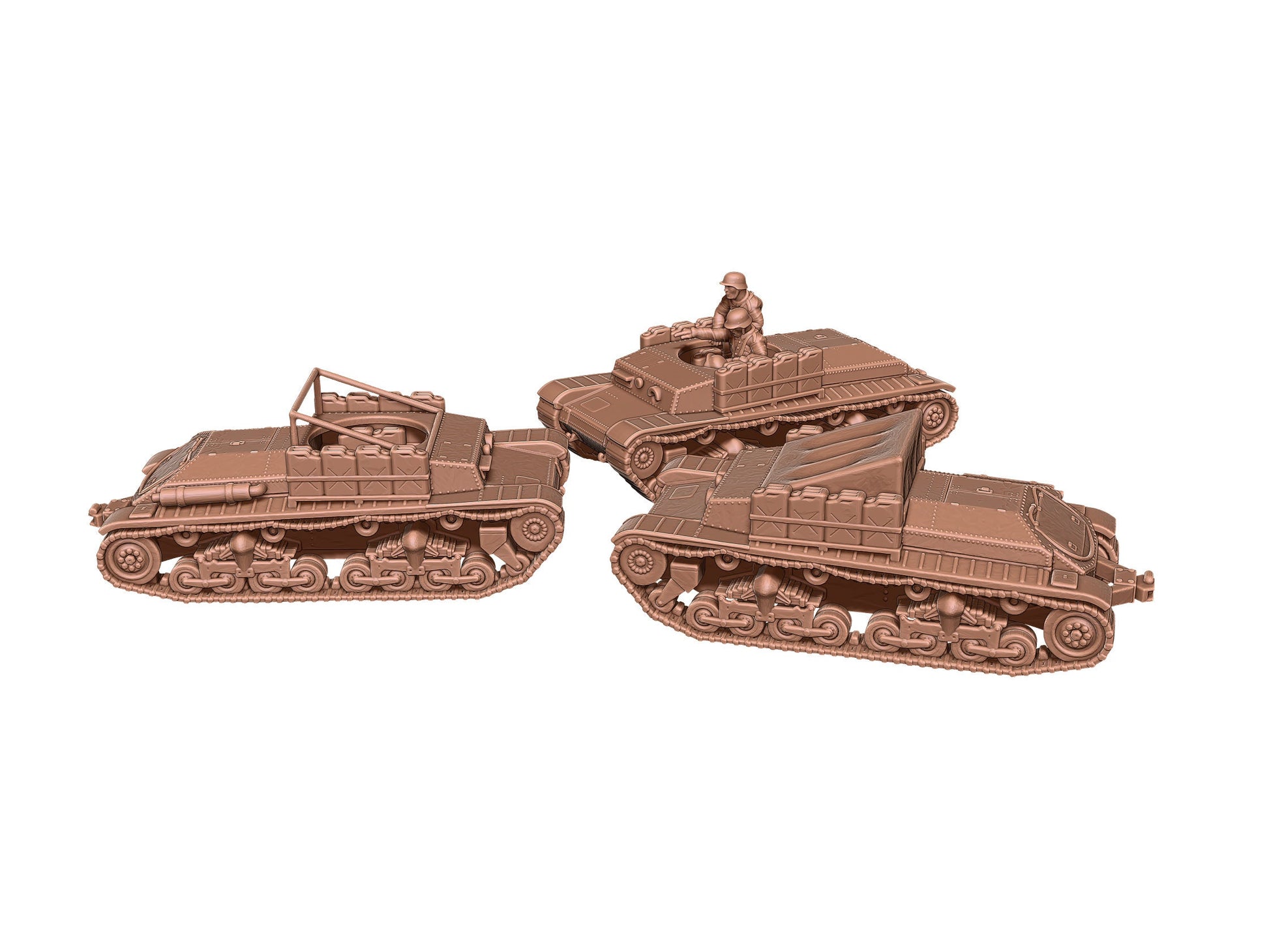 WWII German Mörserzugmittel 35t Tractor Various Scales Historical Wargaming (1 model)