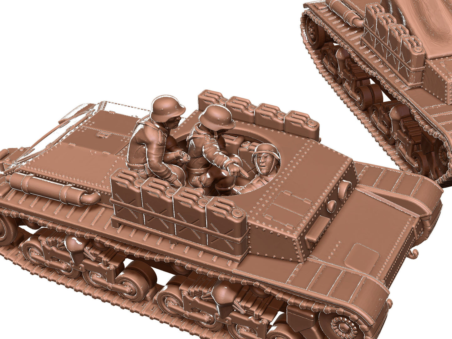 WWII German Mörserzugmittel 35t Tractor Various Scales Historical Wargaming (1 model) (US tariffs are pre-paid by us)