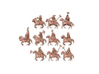 Fantasy Ulrich Wolf Knights (10 models) Various Scales Historical Wargaming