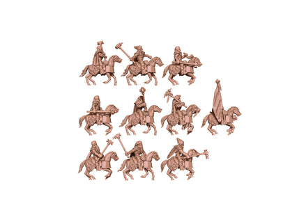 Fantasy Ulrich Wolf Knights (10 models) Various Scales Historical Wargaming