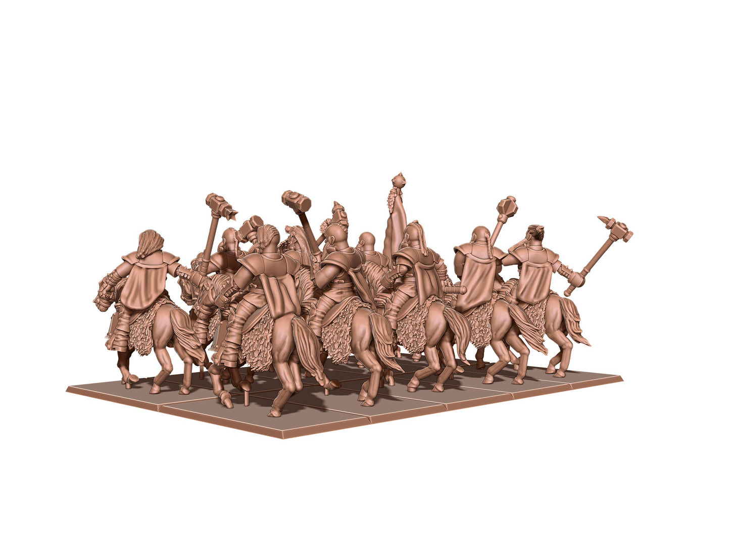 Fantasy Ulrich Wolf Knights (10 models) Various Scales Historical Wargaming