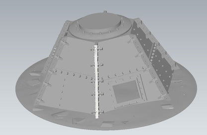 Wargaming Terrain Bunker Defence Set (3) Various Scales Historical Wargaming