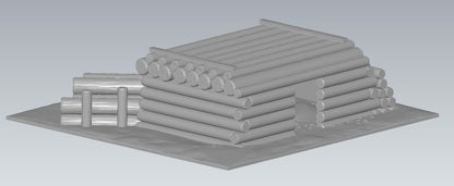 Wargaming Terrain Bunker Defence Set (3) Various Scales Historical Wargaming