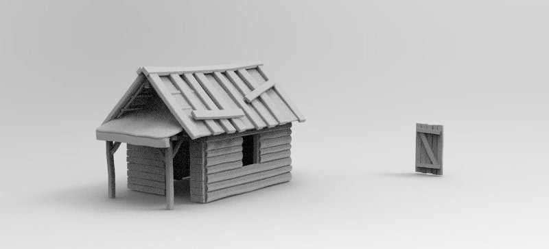 Wargaming Terrain Lake Village Hut 7 Various Scales Historical Wargaming