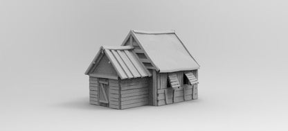 Wargaming Terrain Lake Village Hut 9 Various Scales Historical Wargaming (US tariffs are pre-paid by us)