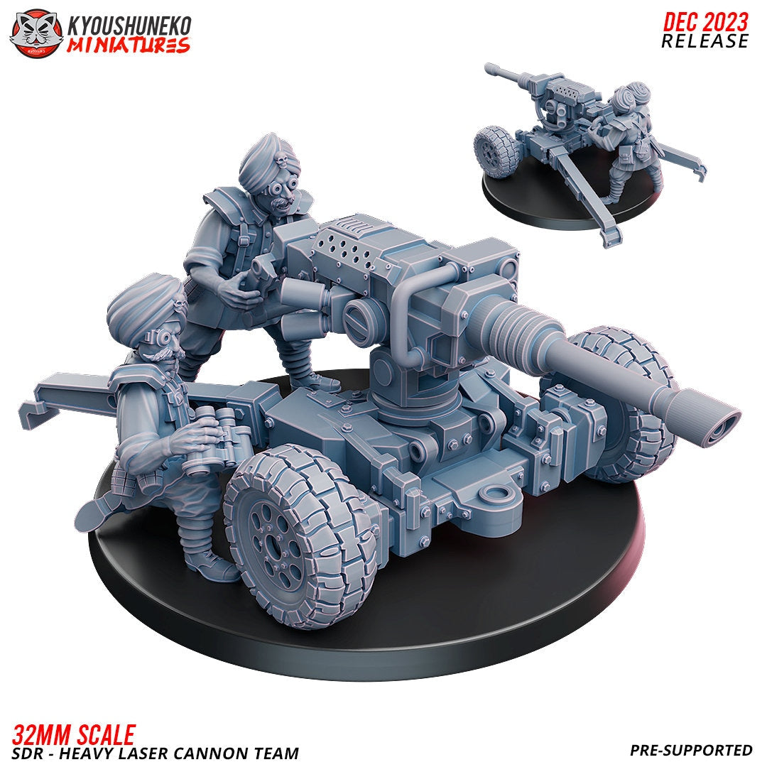 Fantasy SCFI Imperial Guard KT KoW K47 SDR Heavy Laser Cannon Artillery Team