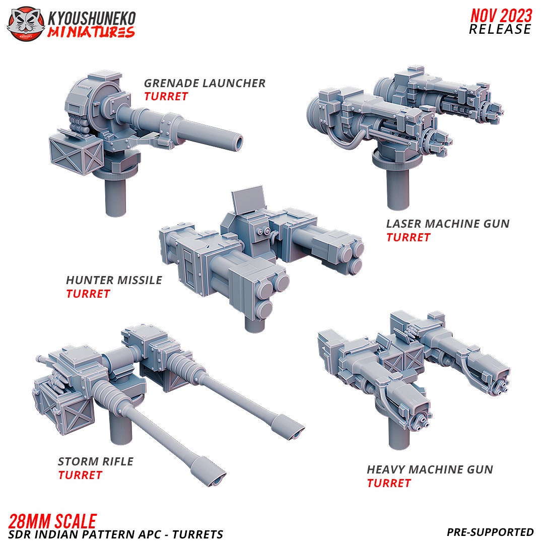 Fantasy SCFI Imperial Guard KT KoW K47 SDR - Indian Pattern ApC 5 Turret Included