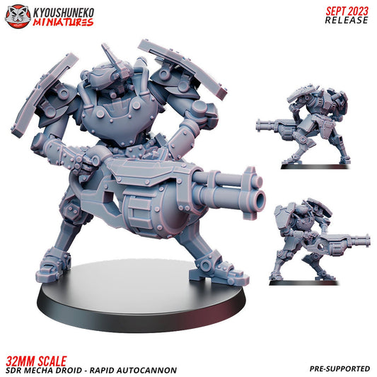 Fantasy SCFI Imperial Guard KT KOW  K47 SdR Mecha Droid Autocannon