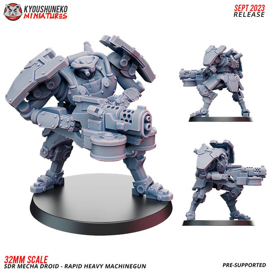 Fantasy SCFI Imperial Guard KT KOW  K47 SdR Mecha Droid Rapid Heavy Machine Gun