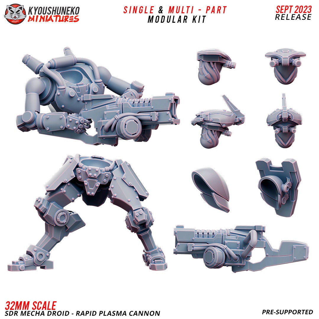 Fantasy SCFI Imperial Guard KT KOW K47 SdR Mecha Droid Rapid Plasma Cannon