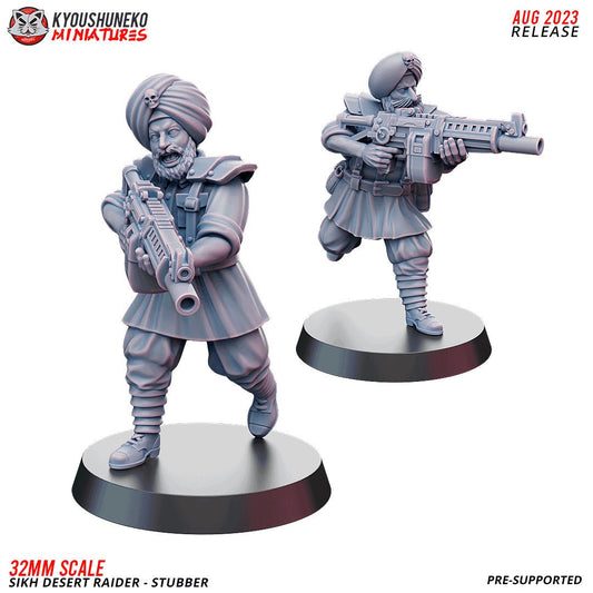 Fantasy SCFI Imperial Guard KT KOW K47 Stubber - Sikh Desert Raider