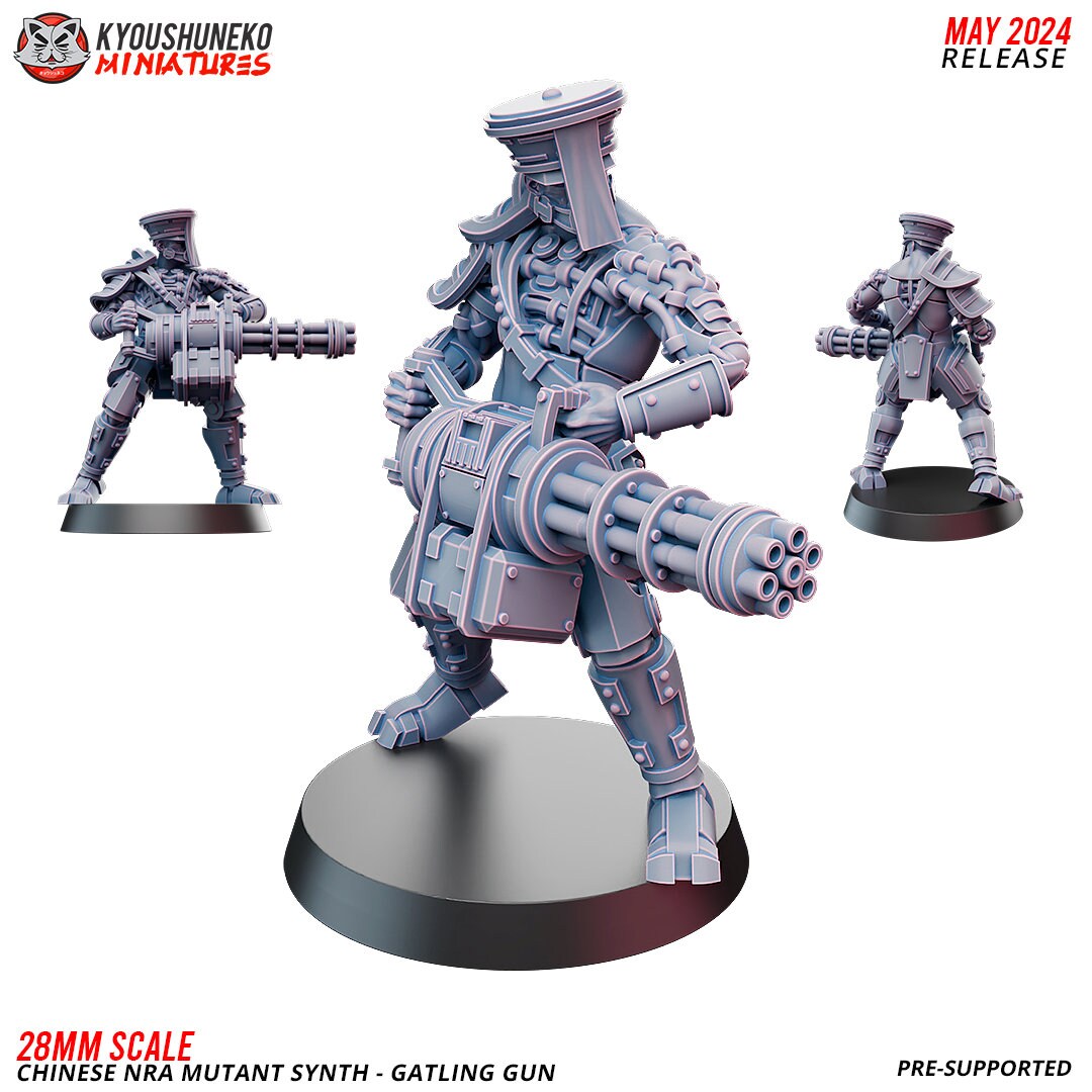 Chinese NRA Mutant Synths Gatling Gun (US tariffs are pre-paid by us)